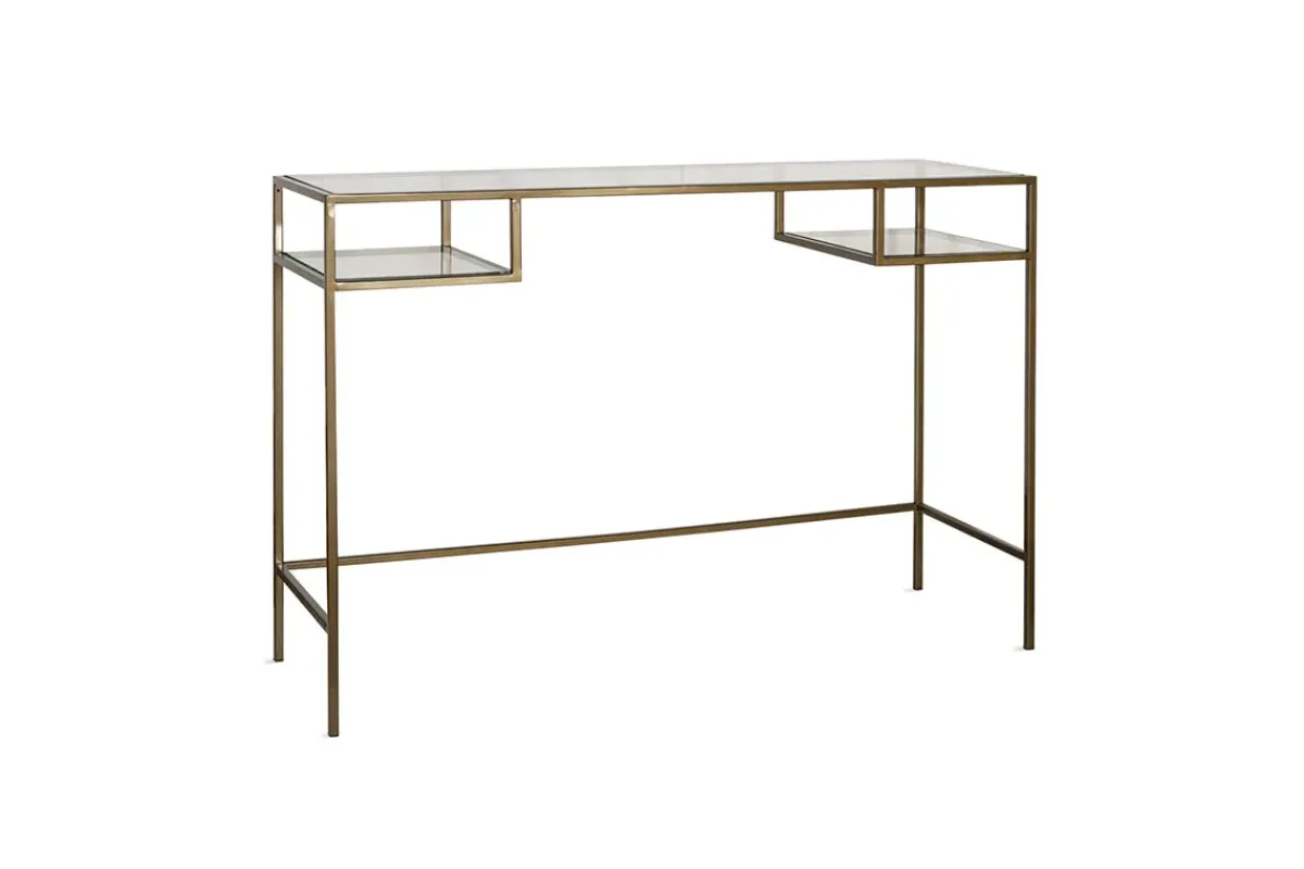 Hallway & Bootroom|Living^Nkuku Nakuru Iron & Glass Console Table