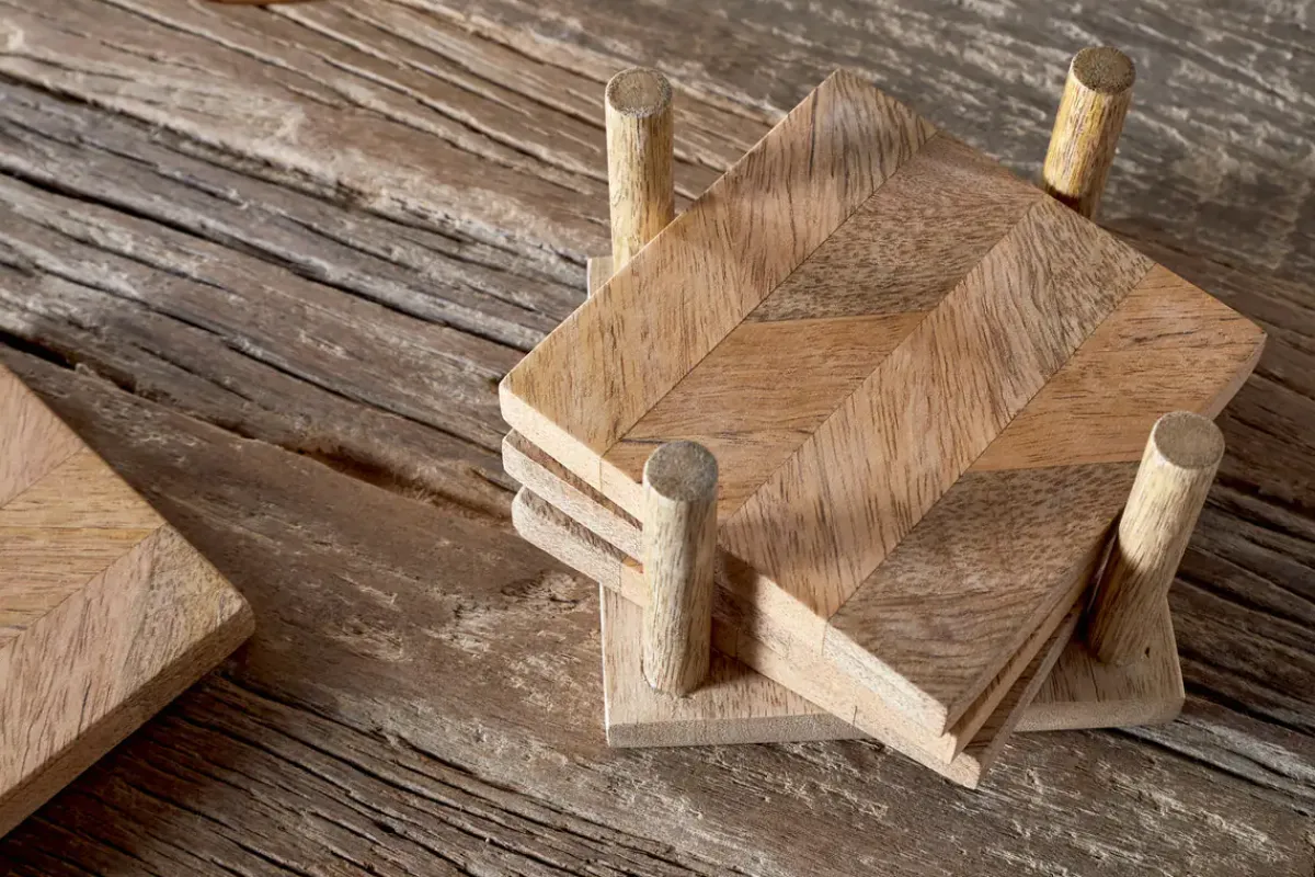 Table Settings & Linens^Nkuku Nalbari Coasters - Natural (Set of 4)