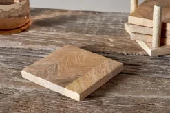 Table Settings & Linens^Nkuku Nalbari Coasters - Natural (Set of 4)