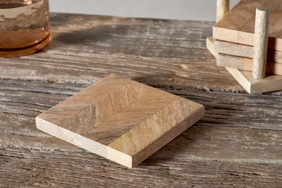 Table Settings & Linens^Nkuku Nalbari Coasters - Natural (Set of 4)
