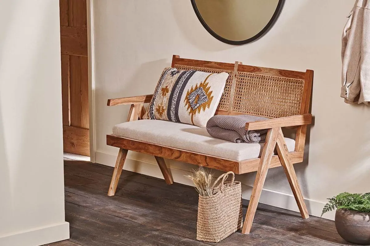 Ready To Deliver Sofas^Nkuku Nalrina acacia and cane sofa