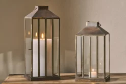 Decorative Home Accessories|Lanterns^Nkuku Nampo Lantern - Aged Antique