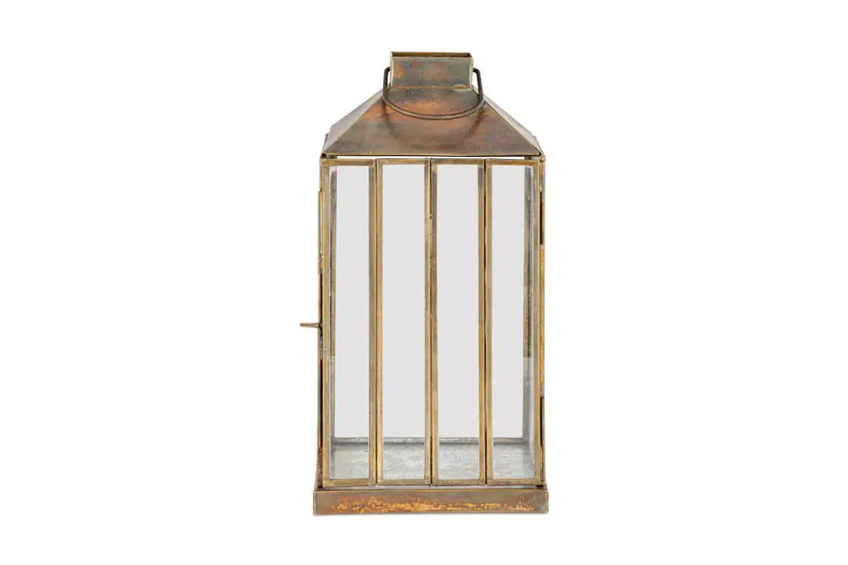 Decorative Home Accessories|Lanterns^Nkuku Nampo Lantern - Aged Antique