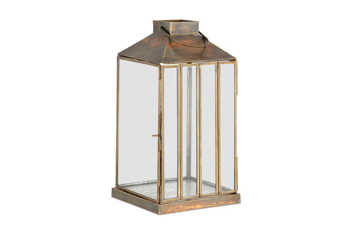 Decorative Home Accessories|Lanterns^Nkuku Nampo Lantern - Aged Antique