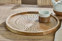 Pantry|Trays & Platters^Nkuku Namuna Mango Wood Tray