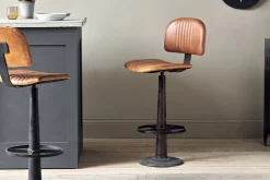 Kitchen & Dining|Bar Stools & Bar Chairs^Nkuku Narwana Bar Chair - Aged Tan