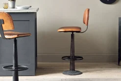 Kitchen & Dining|Bar Stools & Bar Chairs^Nkuku Narwana Bar Chair - Aged Tan