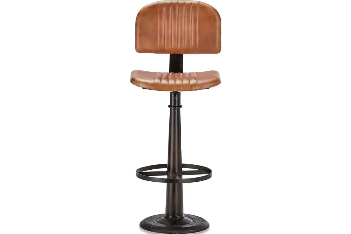 Kitchen & Dining|Bar Stools & Bar Chairs^Nkuku Narwana Bar Chair - Aged Tan