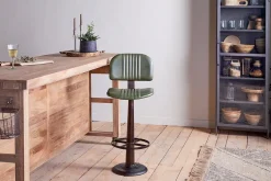 Kitchen & Dining|Bar Stools & Bar Chairs^Nkuku Narwana Bar Chair - Rich Green