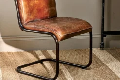 Home Office|Desk Chairs^Nkuku Narwana Leather Desk Chair - Aged Tan