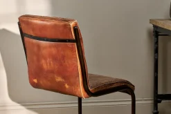 Home Office|Desk Chairs^Nkuku Narwana Leather Desk Chair - Aged Tan