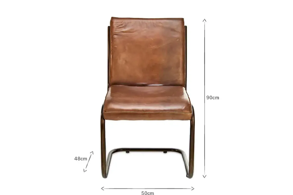 Home Office|Desk Chairs^Nkuku Narwana Leather Desk Chair - Aged Tan