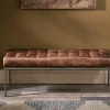 Hallway & Bootroom|Benches^Nkuku Nasan Leather Upholstered Bench