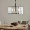 Statement Lighting|Pendant Lighting^Nkuku Nauka Statement Pendant - Aged Bronze & Clear