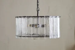 Statement Lighting|Pendant Lighting^Nkuku Nauka Statement Pendant - Aged Bronze & Clear