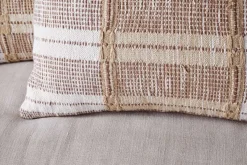 Bedroom Textiles|Cushions^Nkuku Nayika Cotton Cushion Cover - Rust