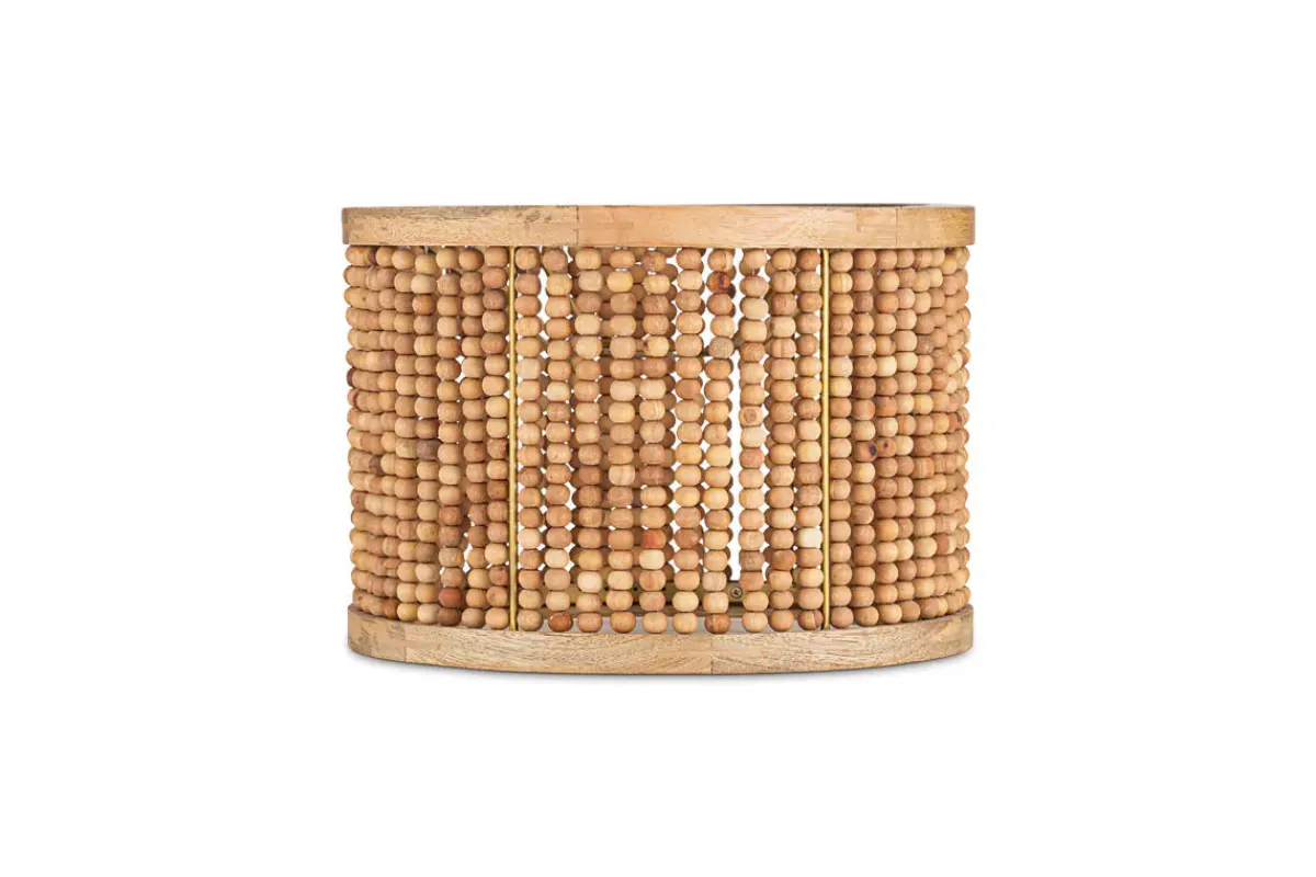 Lampshades^Nkuku Neela Mango Wood Lampshade - Natural