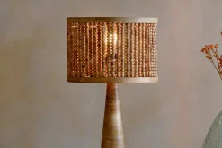 Lampshades^Nkuku Neela Mango Wood Lampshade - Natural