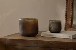 Decorative Home Accessories|Candle Holders^Nkuku Nesda Tealight Holder - Frosted Black
