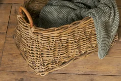 Baskets^Nkuku Netra Rattan Basket - Natural