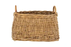 Baskets^Nkuku Netra Rattan Basket - Natural