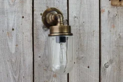 Bathroom Lights|Outdoor Lights^Nkuku Ngari Outdoor Light - Antique Brass
