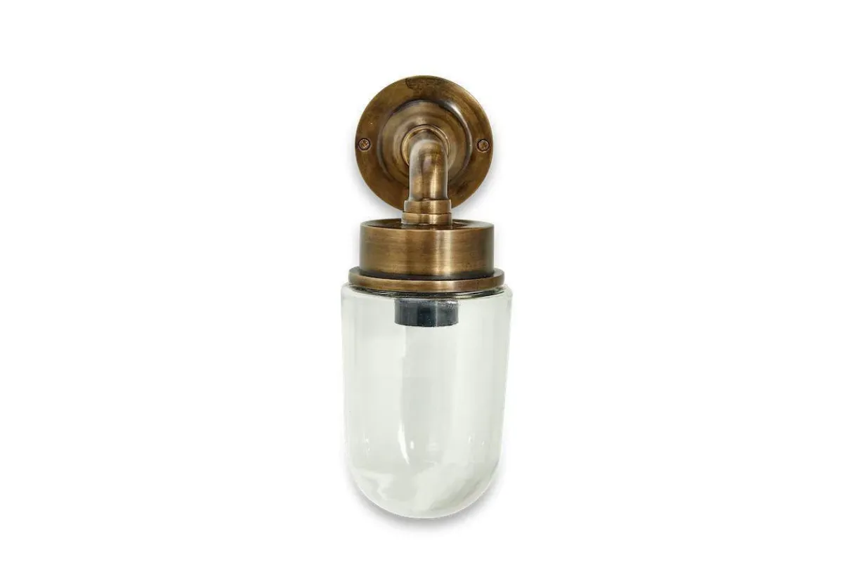 Bathroom Lights|Outdoor Lights^Nkuku Ngari Outdoor Light - Antique Brass