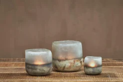 Decorative Home Accessories|Candle Holders^Nkuku Ngolo Tealight Holder - Aged Smoke