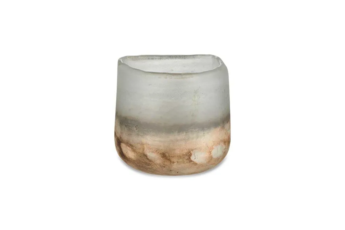 Decorative Home Accessories|Candle Holders^Nkuku Ngolo Tealight Holder - Aged Smoke