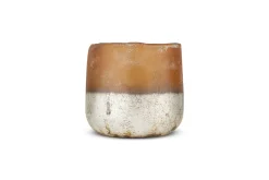 Decorative Home Accessories|Candle Holders^Nkuku Ngolo Tealight Holder - Antiqued Amber
