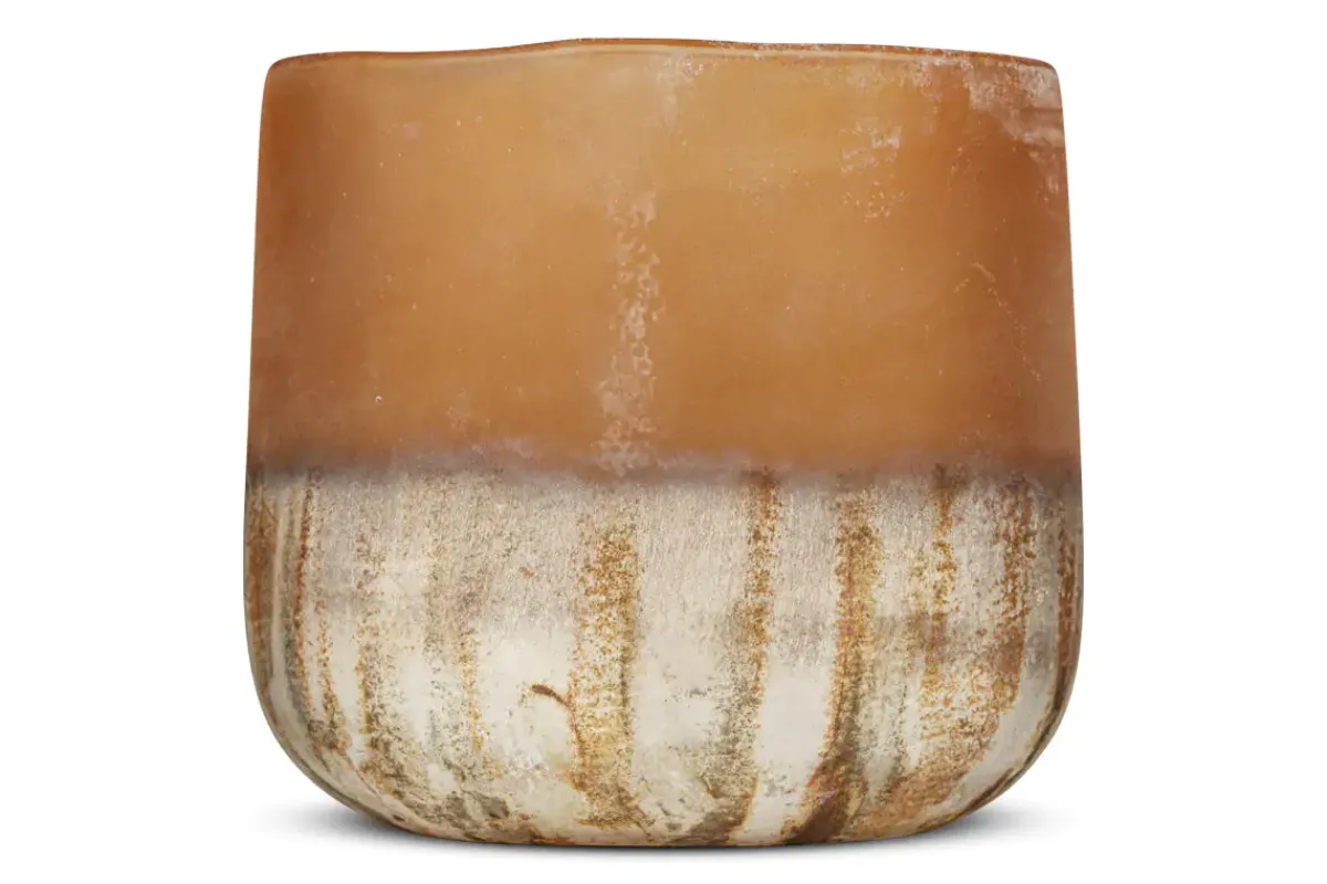 Decorative Home Accessories|Candle Holders^Nkuku Ngolo Tealight Holder - Antiqued Amber