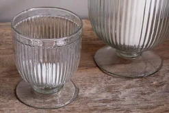 Decorative Home Accessories|Candle Holders^Nkuku Nia Recycled Glass Candle Holder - Clear