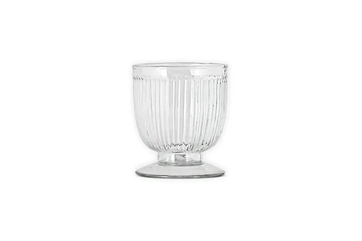 Decorative Home Accessories|Candle Holders^Nkuku Nia Recycled Glass Candle Holder - Clear