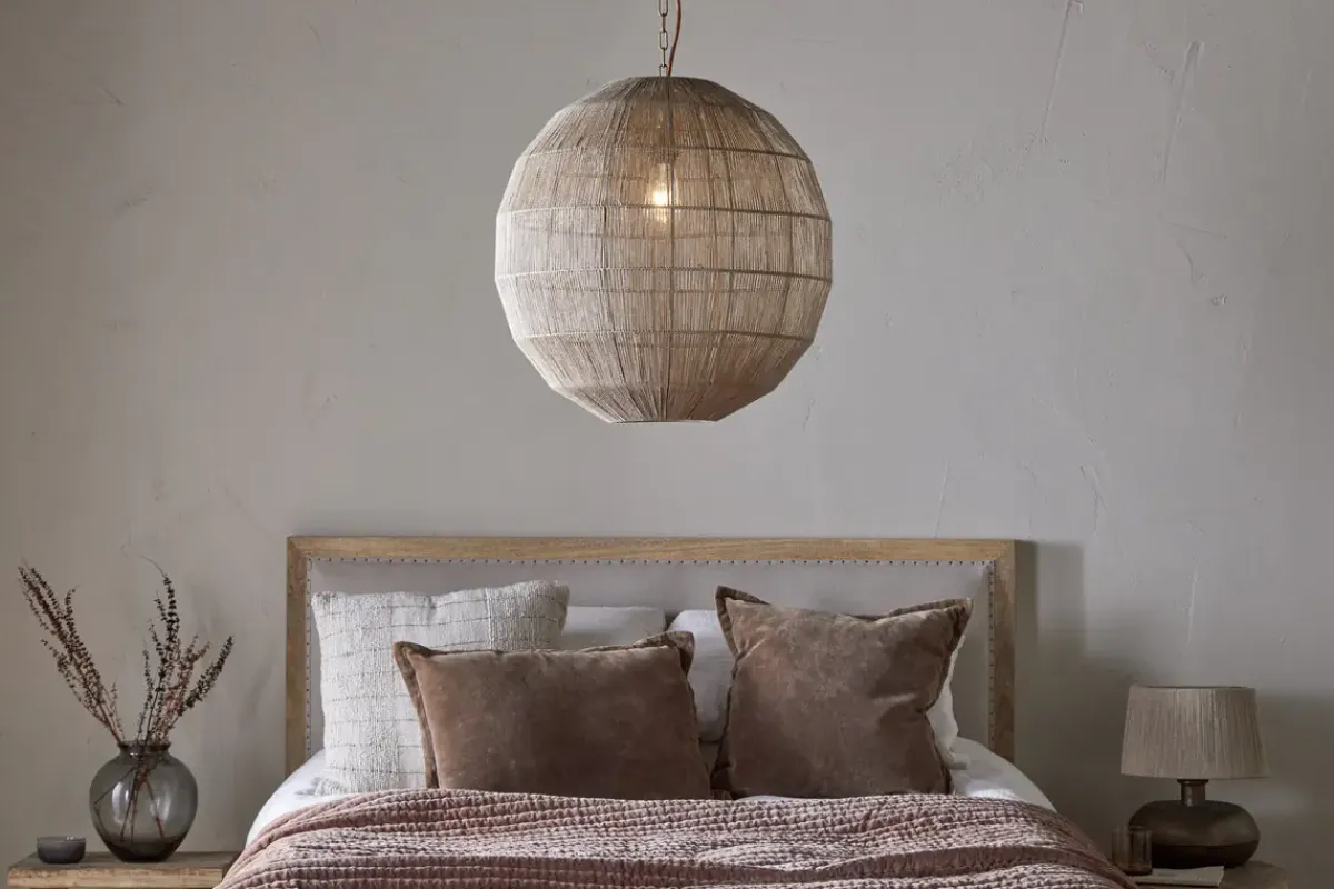 Pendant Shades^Nkuku Nilaveli Woven Jute Sphere Pendant - Natural