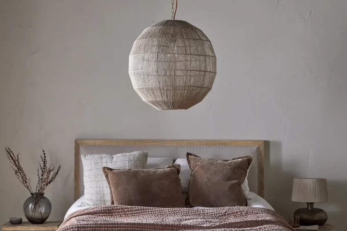 Pendant Shades^Nkuku Nilaveli Woven Jute Sphere Pendant - Natural