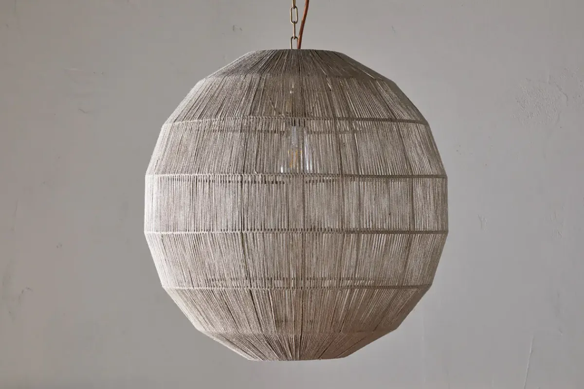 Pendant Shades^Nkuku Nilaveli Woven Jute Sphere Pendant - Natural