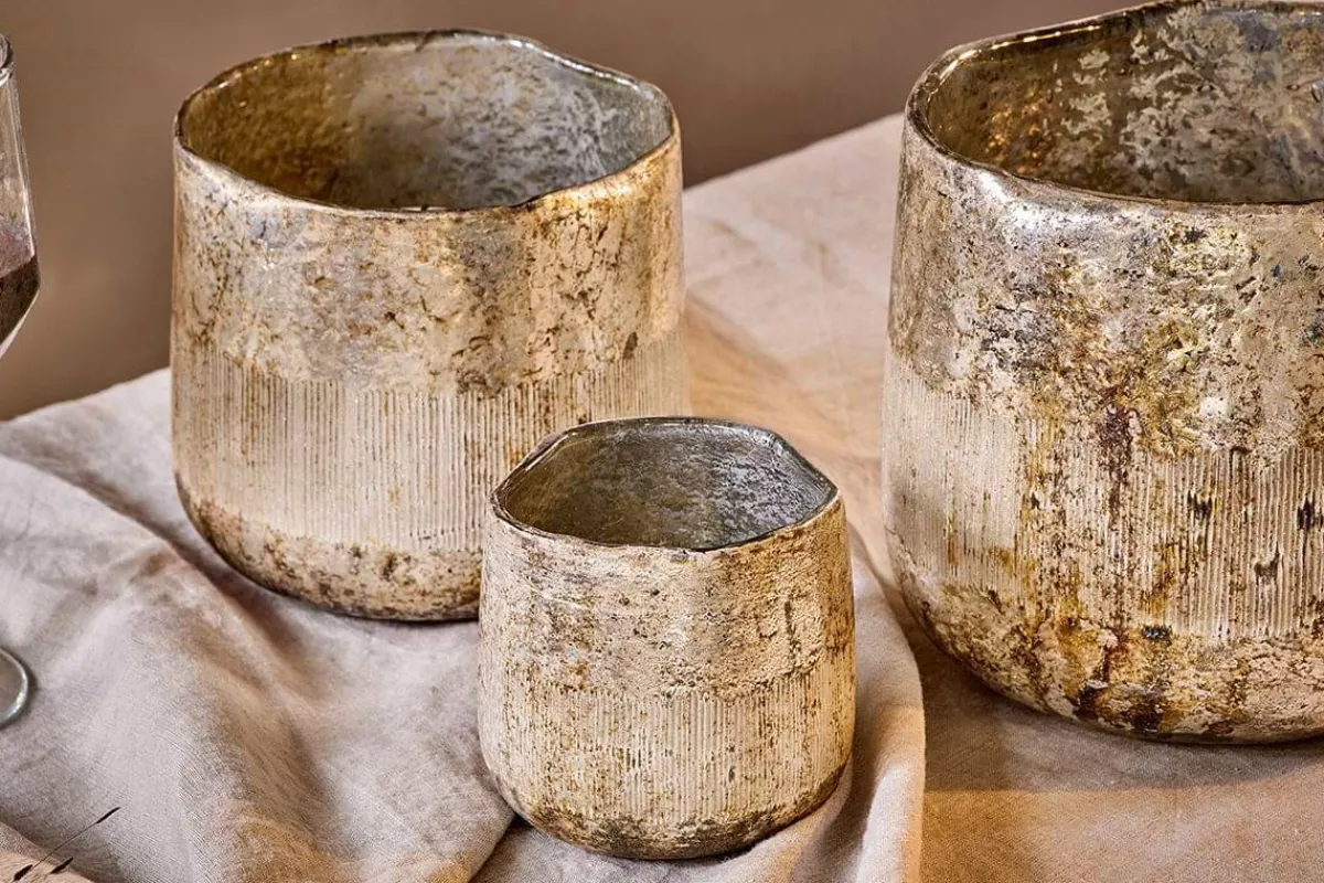 Decorative Home Accessories|Candle Holders^Nkuku Nimit Recycled Glass Tealight