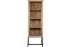 Kitchen Storage|Home Office^Nkuku Nirvi Mango Wood & Iron Tall Cabinet - Black