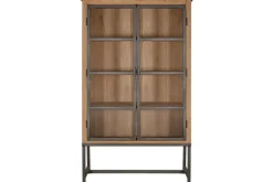 Home Office|Kitchen & Dining^Nkuku Nirvi Wood & Iron Cabinet - Black