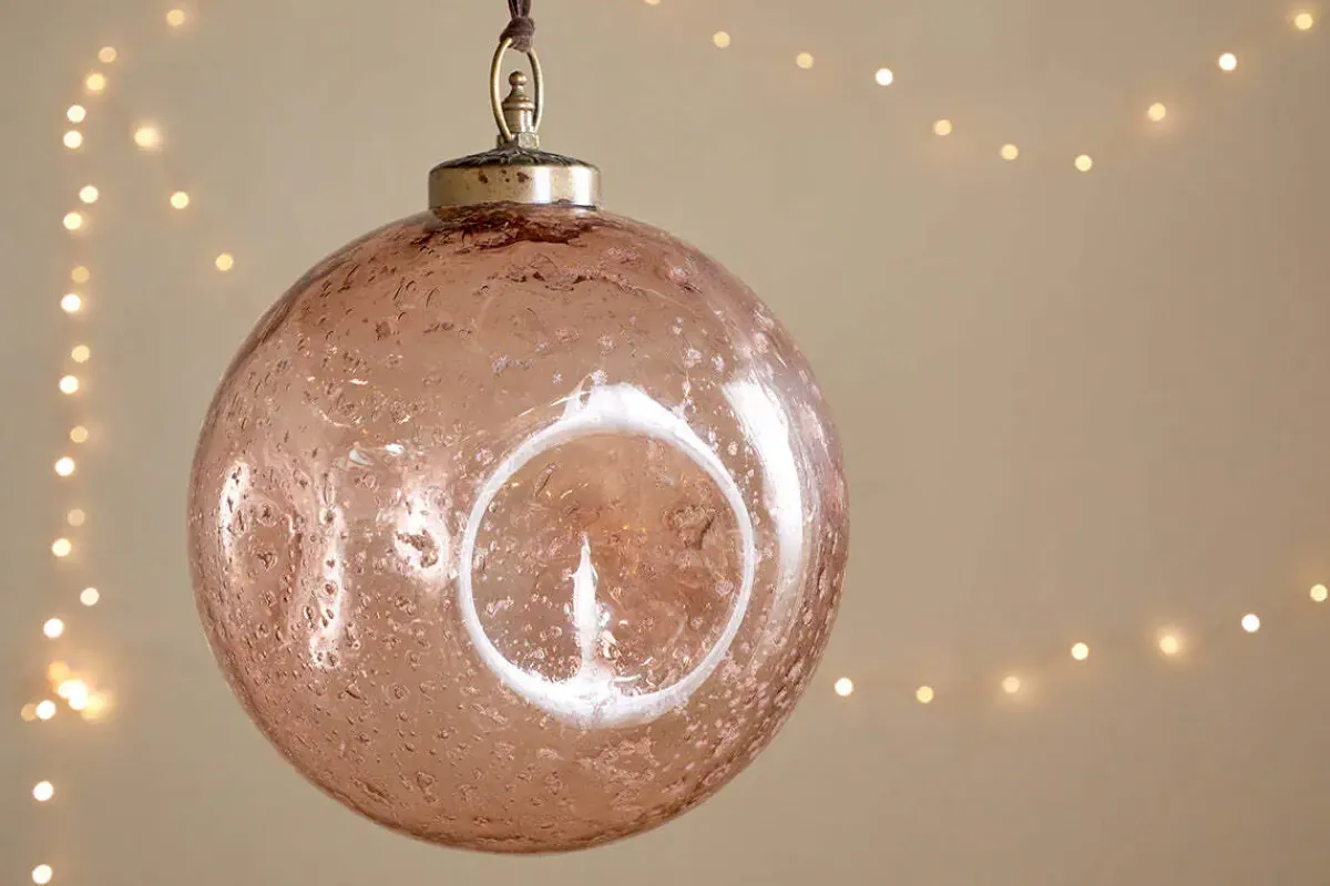 Giant Baubles|New Christmas^Nkuku Nishan Pinched Giant Bauble - Copper