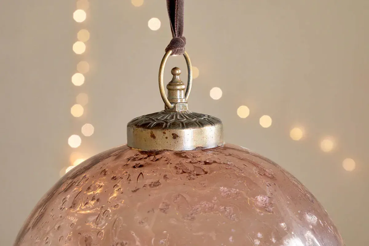 Giant Baubles|New Christmas^Nkuku Nishan Pinched Giant Bauble - Copper