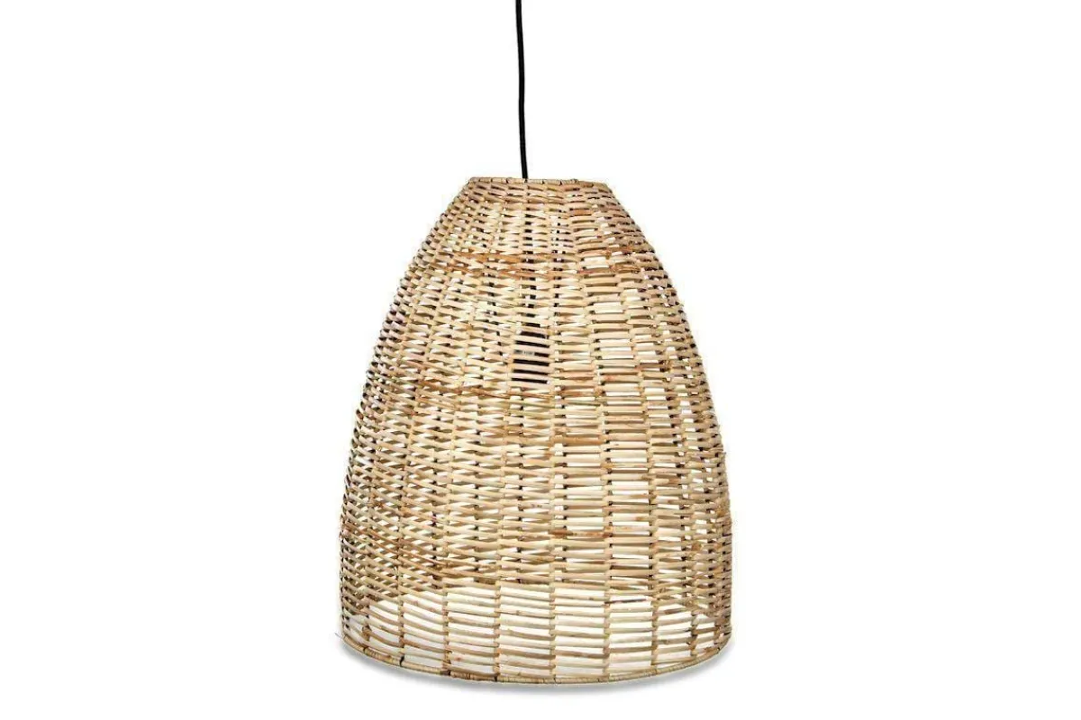 Pendant Shades|Pendant Lighting^Nkuku Noko Rattan Conical Pendant - Natural