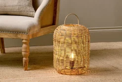 Floor Lamps|Table Lamps^Nkuku Noko Rattan Lamp