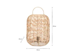 Floor Lamps|Table Lamps^Nkuku Noko Rattan Lamp