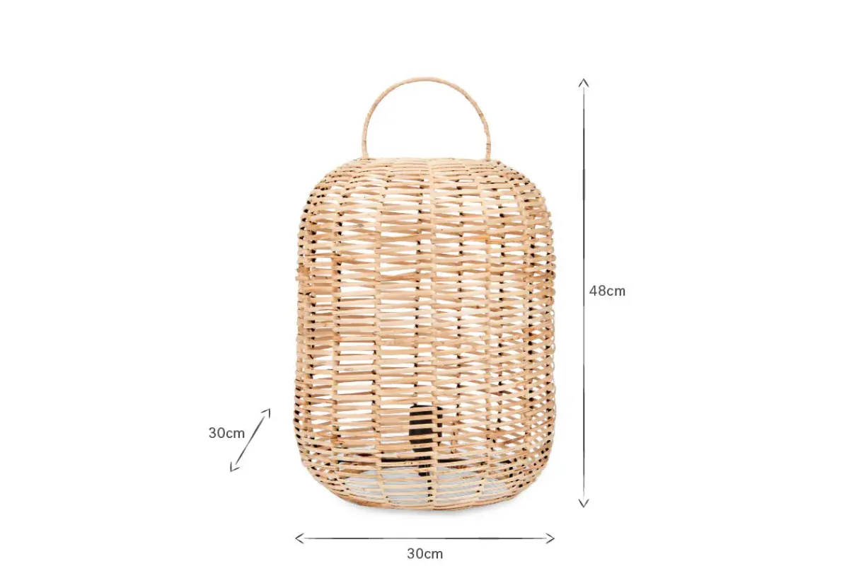 Floor Lamps|Table Lamps^Nkuku Noko Rattan Lamp