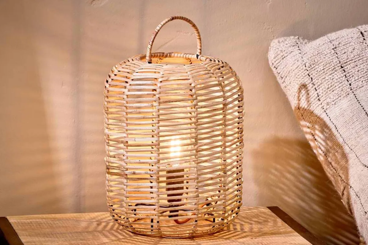 Bedside Lamps|Table Lamps^Nkuku Noko Rattan Lamp - Extra Small