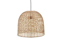 Pendant Shades|Pendant Lighting^Nkuku Noko Wicker Dome Pendant - Large