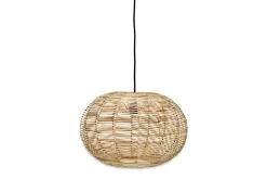 Pendant Shades|Pendant Lighting^Nkuku Noko Wicker Round Pendant - Natural - Large