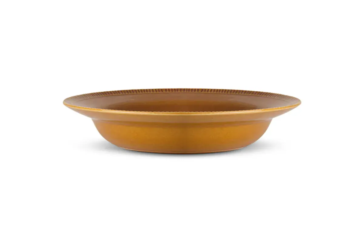 Bowls^Nkuku Nuwara Pasta Bowl - Mustard