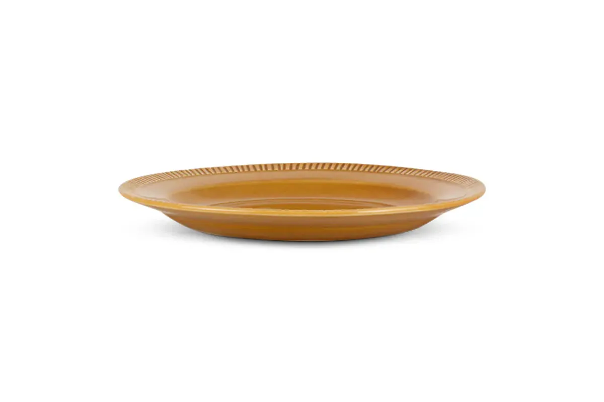 Plates^Nkuku Nuwara Side Plate - Mustard